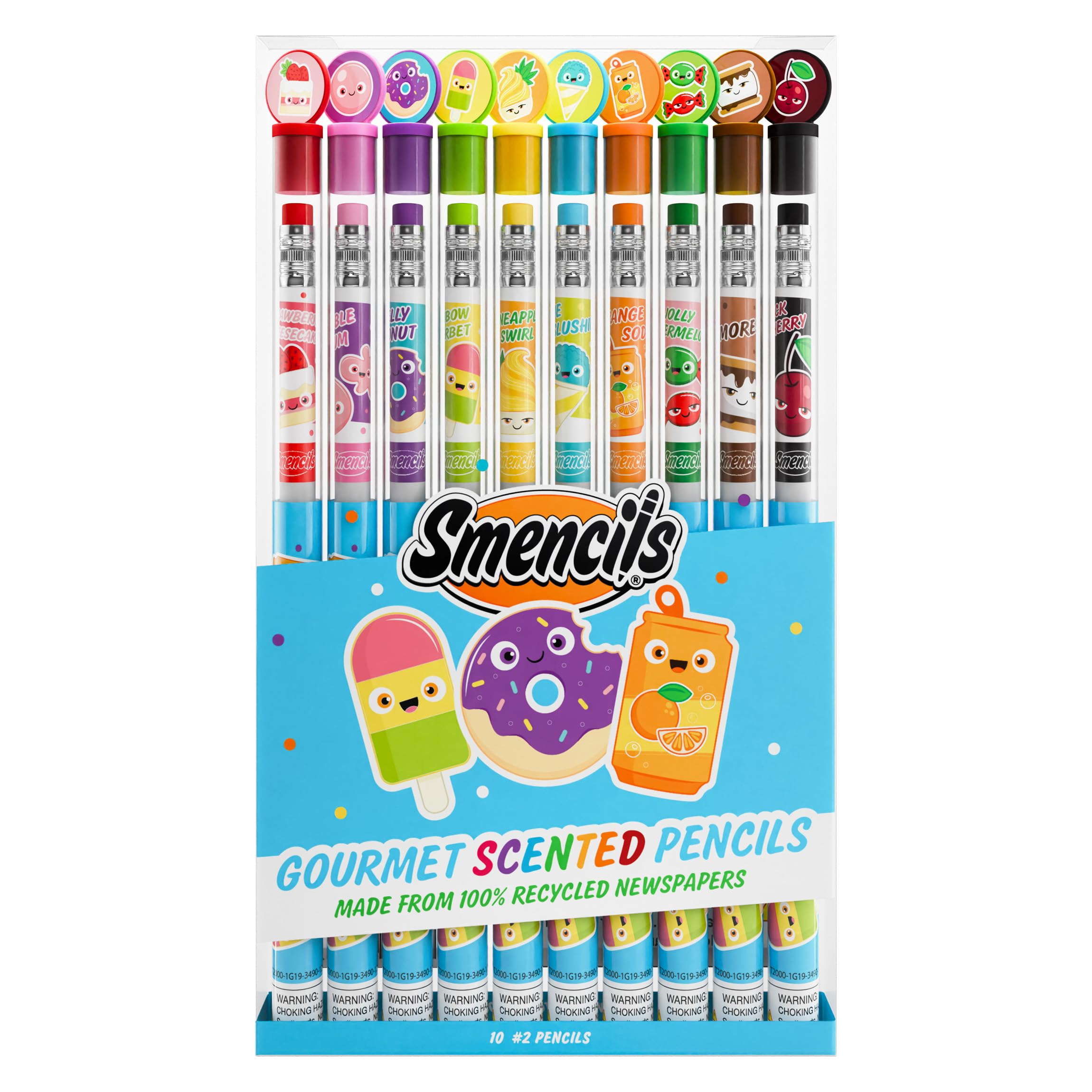 よ*お様 G0308-15★未開封　25 PENCILS FENCILS 500 Smencils – Lápis patenteados Gourmet de grafite perfumado HB #2